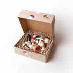 Forest Mushrooms Wooden Toy Set