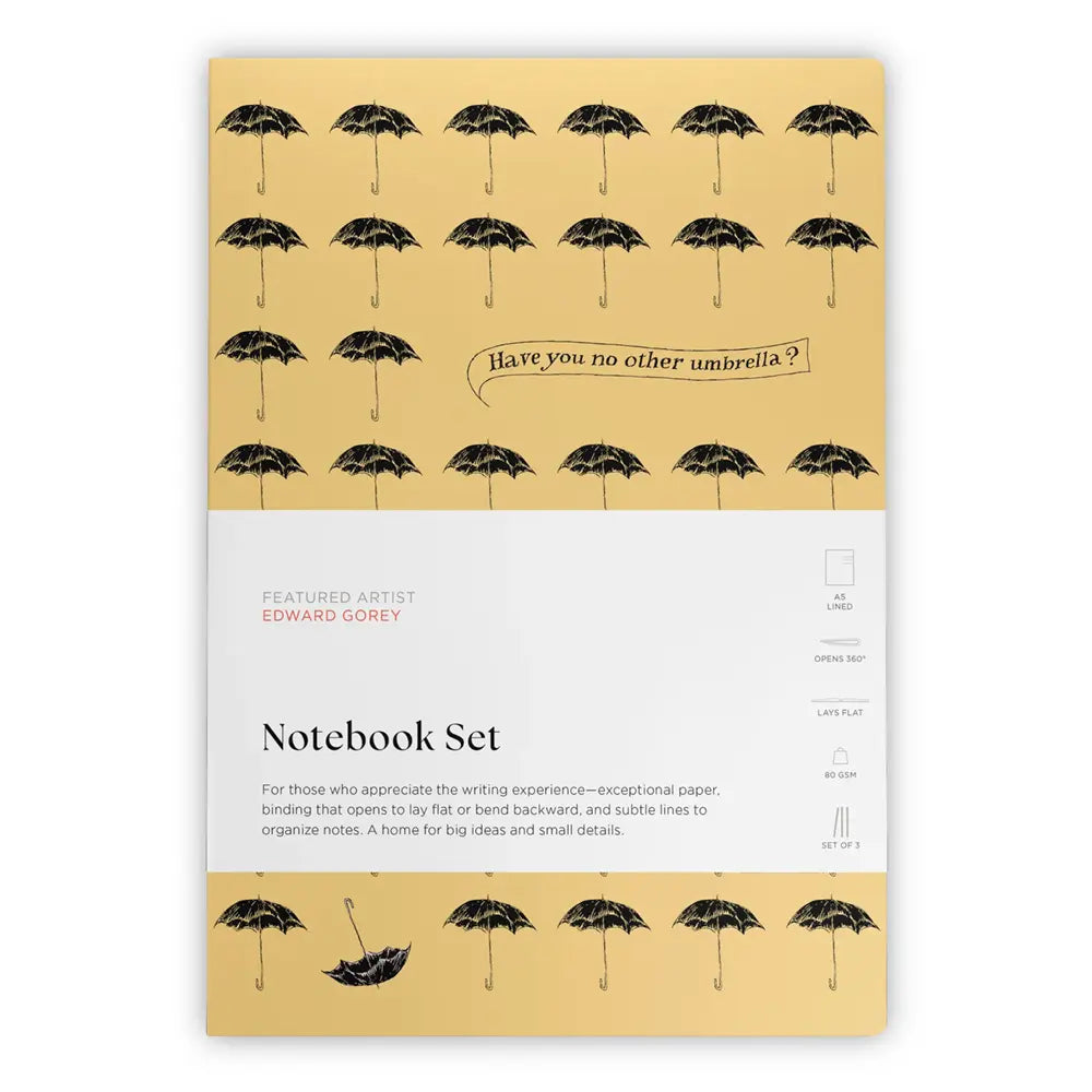 Edward Gorey Notebook Set - Small
