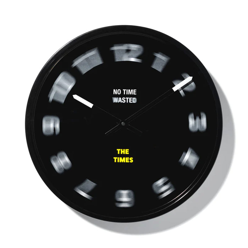 No Time Wasted Wall Clock