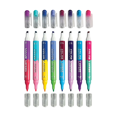 Color Layers Double-Ended Markers