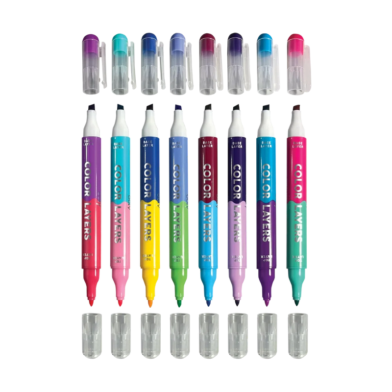 Color Layers Double-Ended Markers
