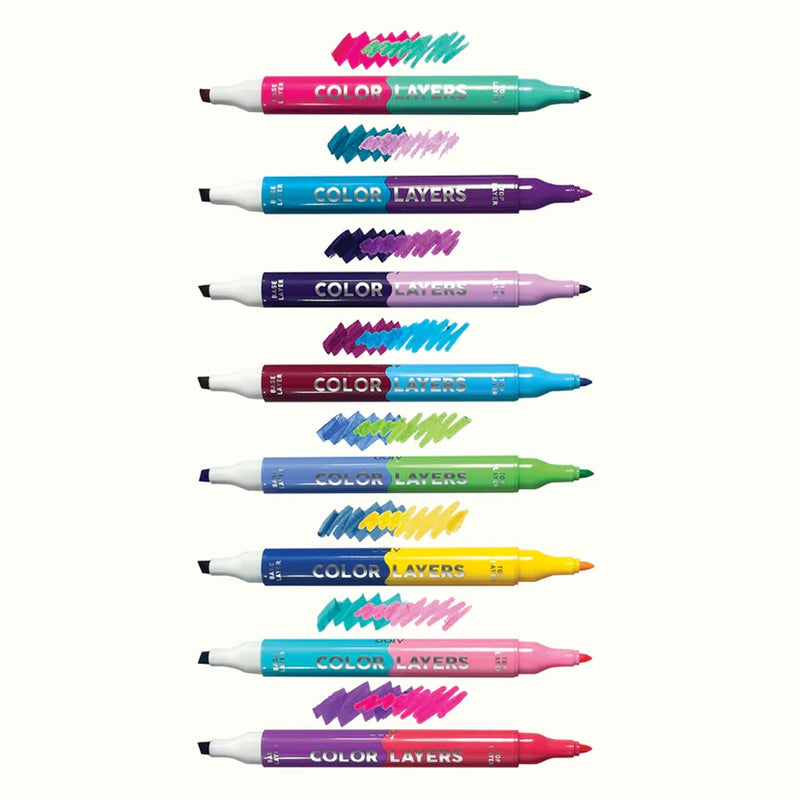 Color Layers Double-Ended Markers