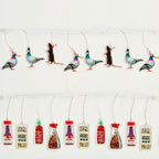 Top Hat Pigeon Acrylic Ornament