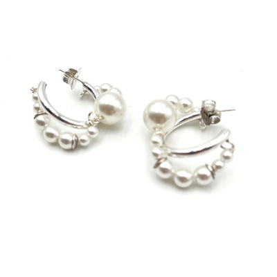 Perle Hoop Earrings