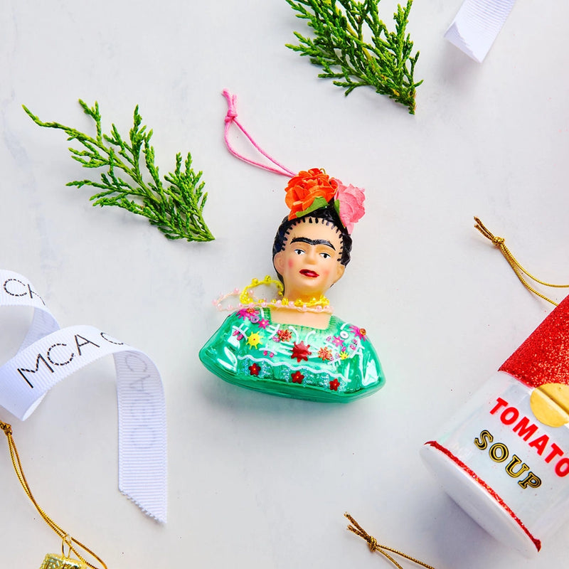 Frida Ornament - Green