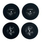 Basquiat Beat Bop Rubber Coaster Set