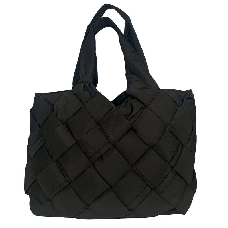 Puffy Woven Strap Bag