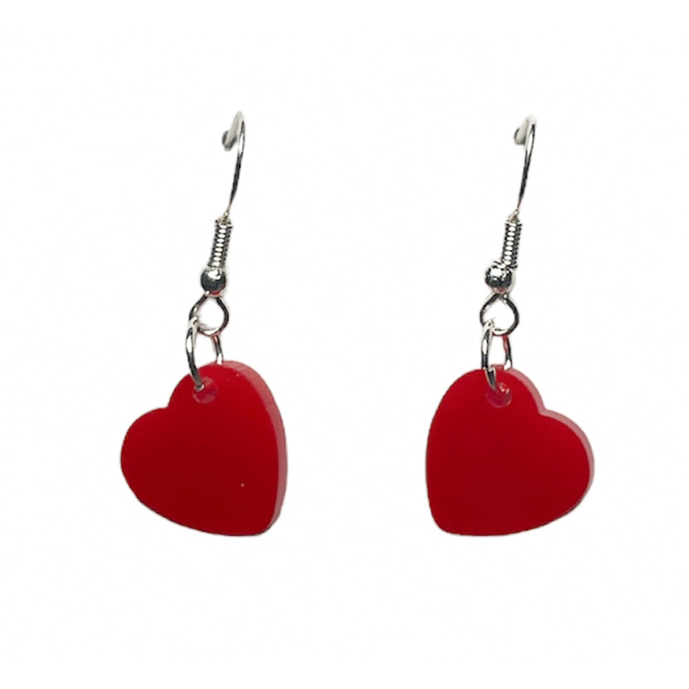 Heart Charm Earrings