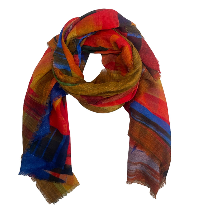 Multicolor Printed Scarf