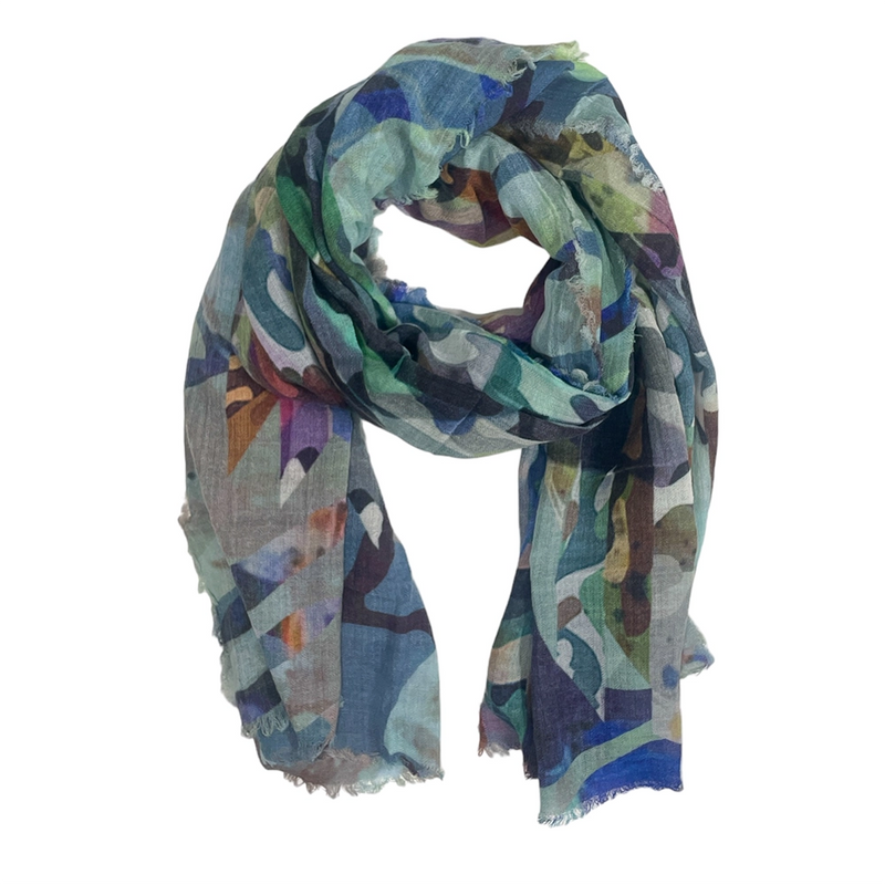 Foliage Printed Scarf