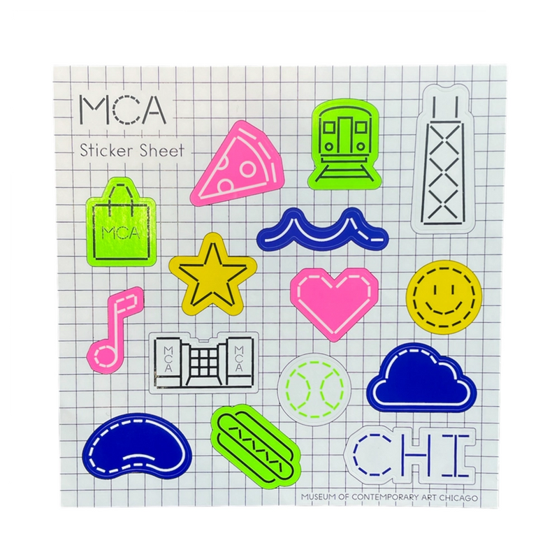 MCA Chicago Sticker Sheet