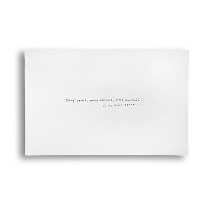 Yoko Ono Many Rooms Poster