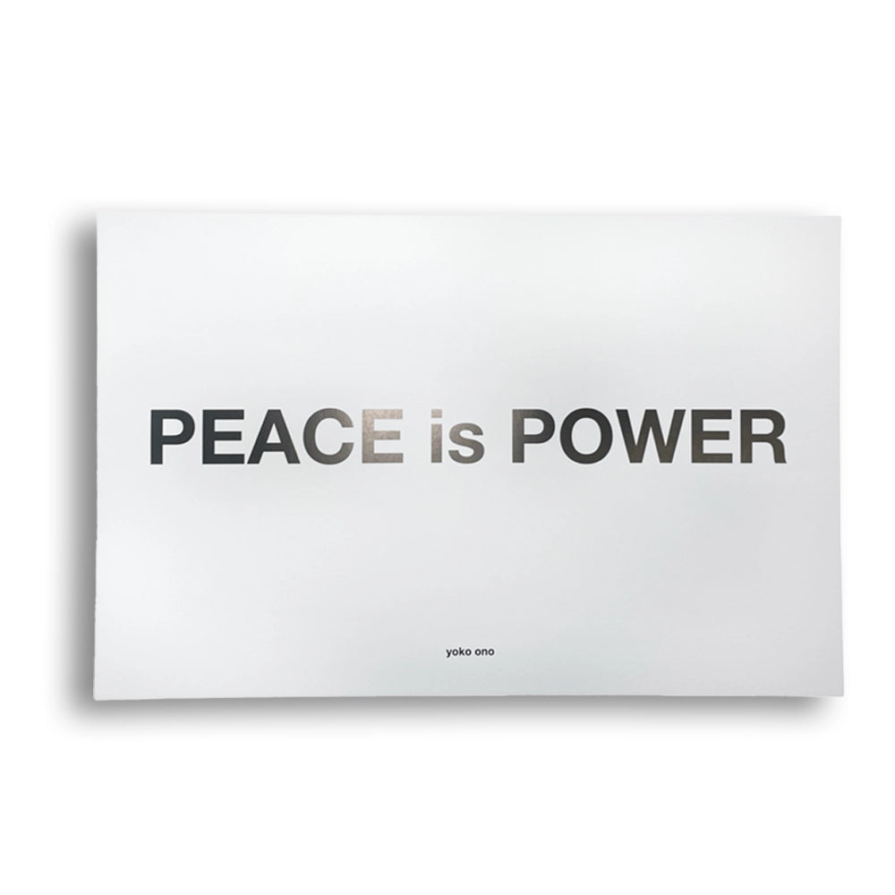 Yoko Ono Peace is Power Poster