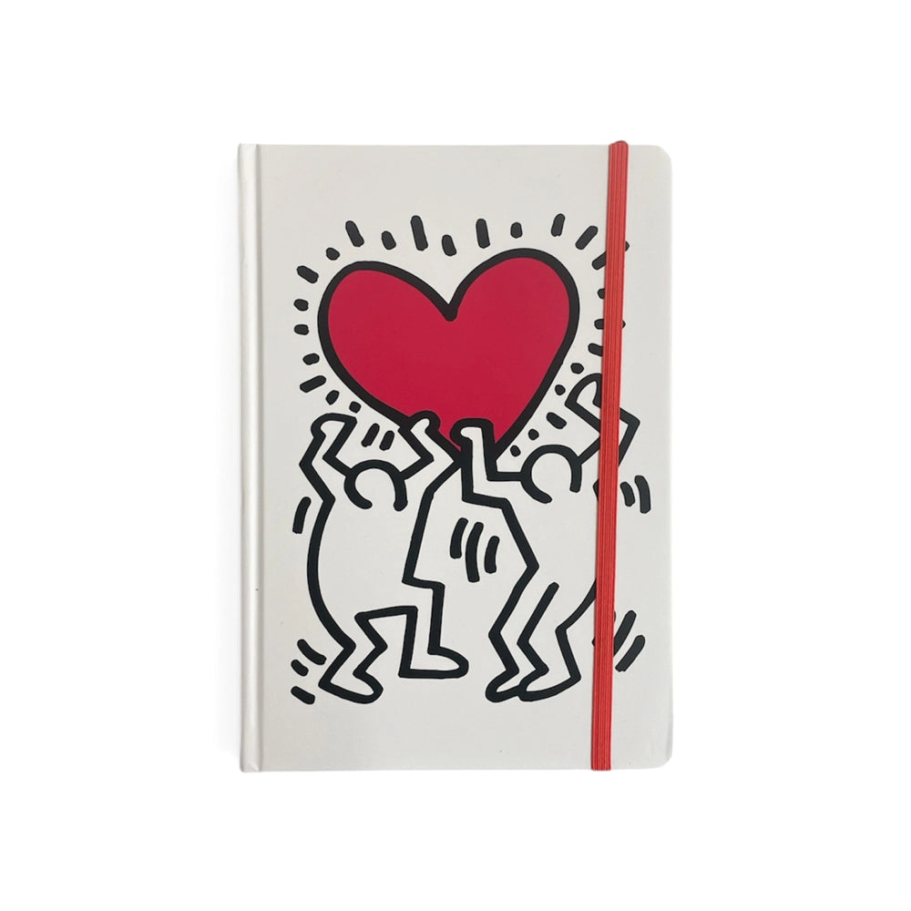 Haring Pop Shop Heart Notebook