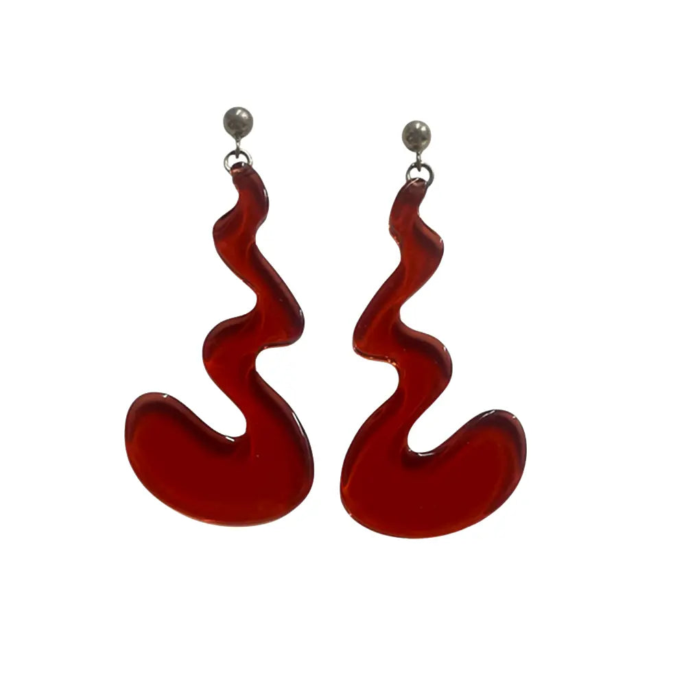 Colorful Squiggle Earrings