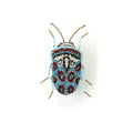 Picasso Bug Beaded Brooch