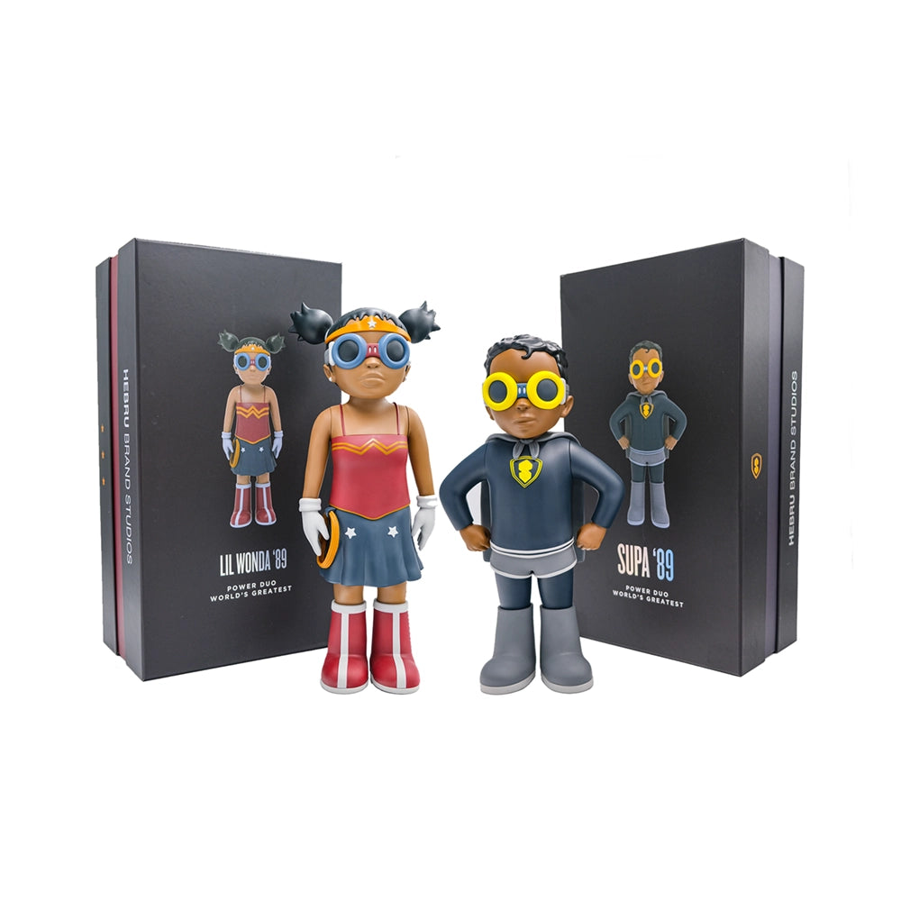 Hebru Brantley Power Duo Figure 89'