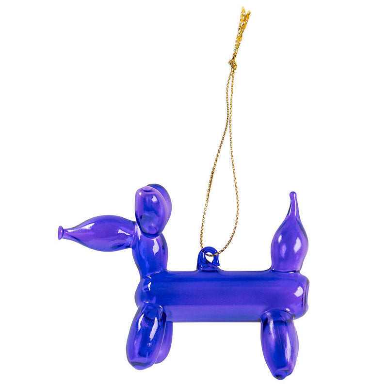 Glass Balloon Dog Ornament