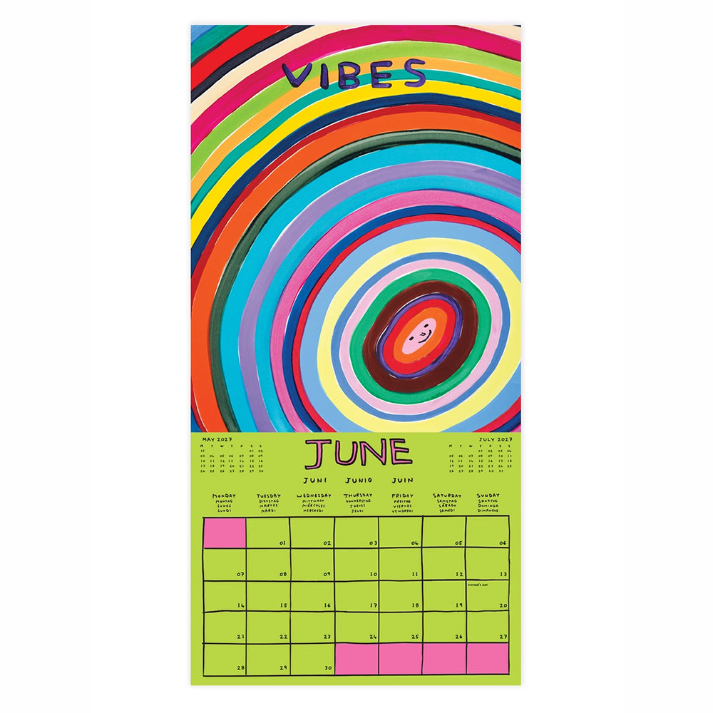 Shrigley 2027 Wall Calendar