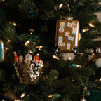 Gold Suitcase Ornament