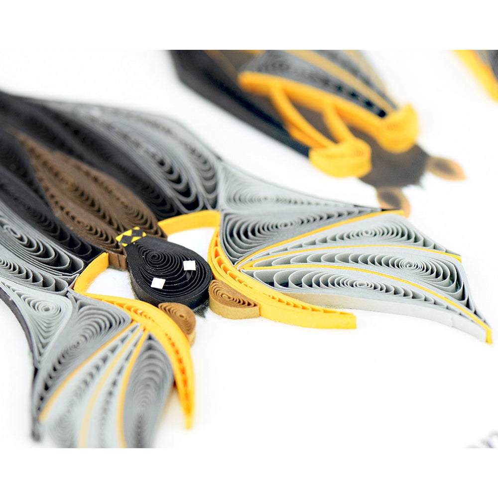 Bats Halloween Quilled Card