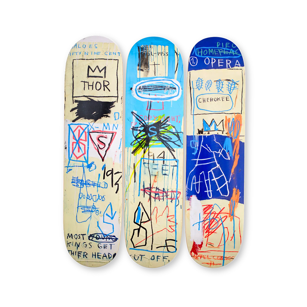 Basquiat Charles the First Skate Deck Set