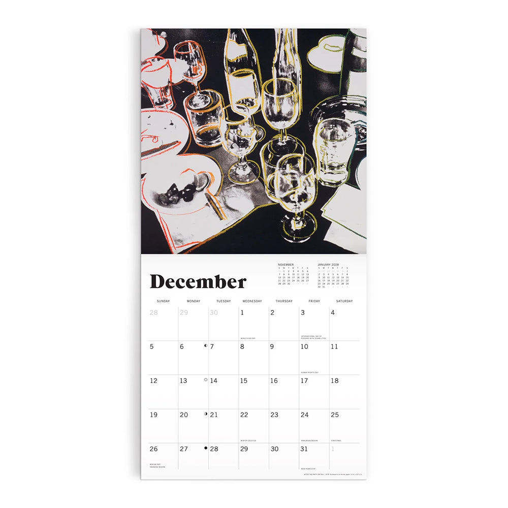 Andy Warhol 2027 Wall Calendar