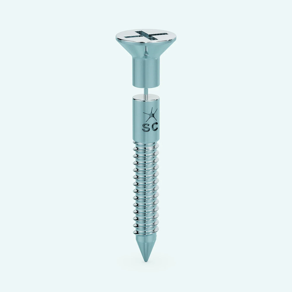 Screw Single Earring - Long