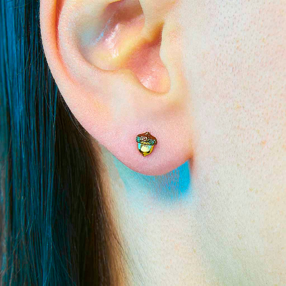 Acorn Stud Earrings