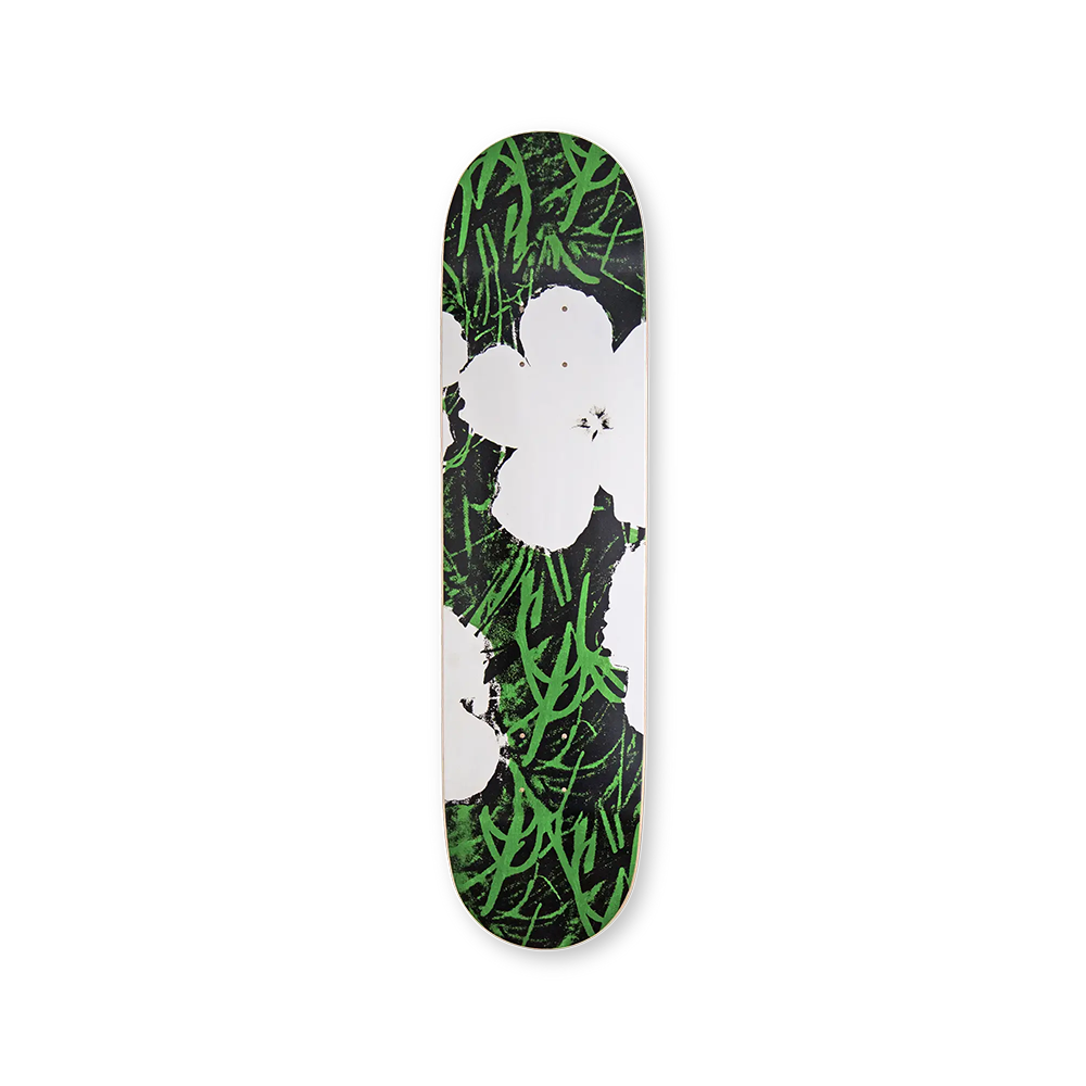 Warhol Flowers Skate Deck - Dawn