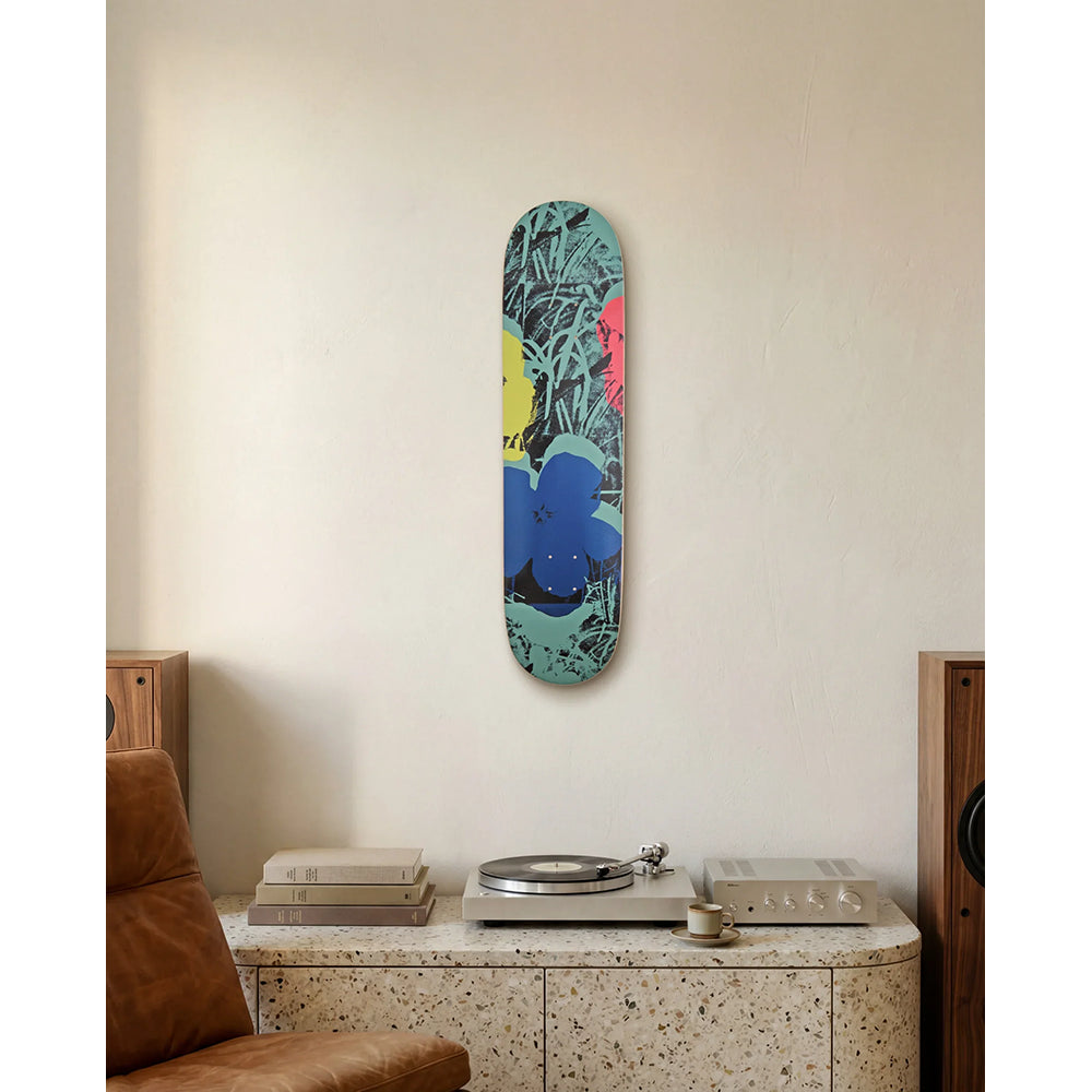 Warhol Flowers Skate Deck - Dusk