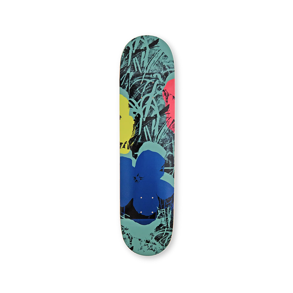 Warhol Flowers Skate Deck - Dusk