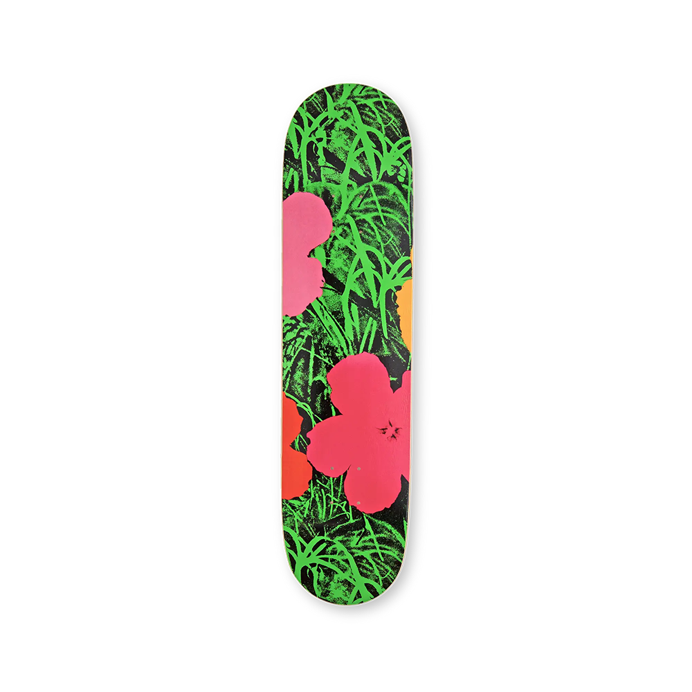 Warhol Flowers Skate Deck - Morning