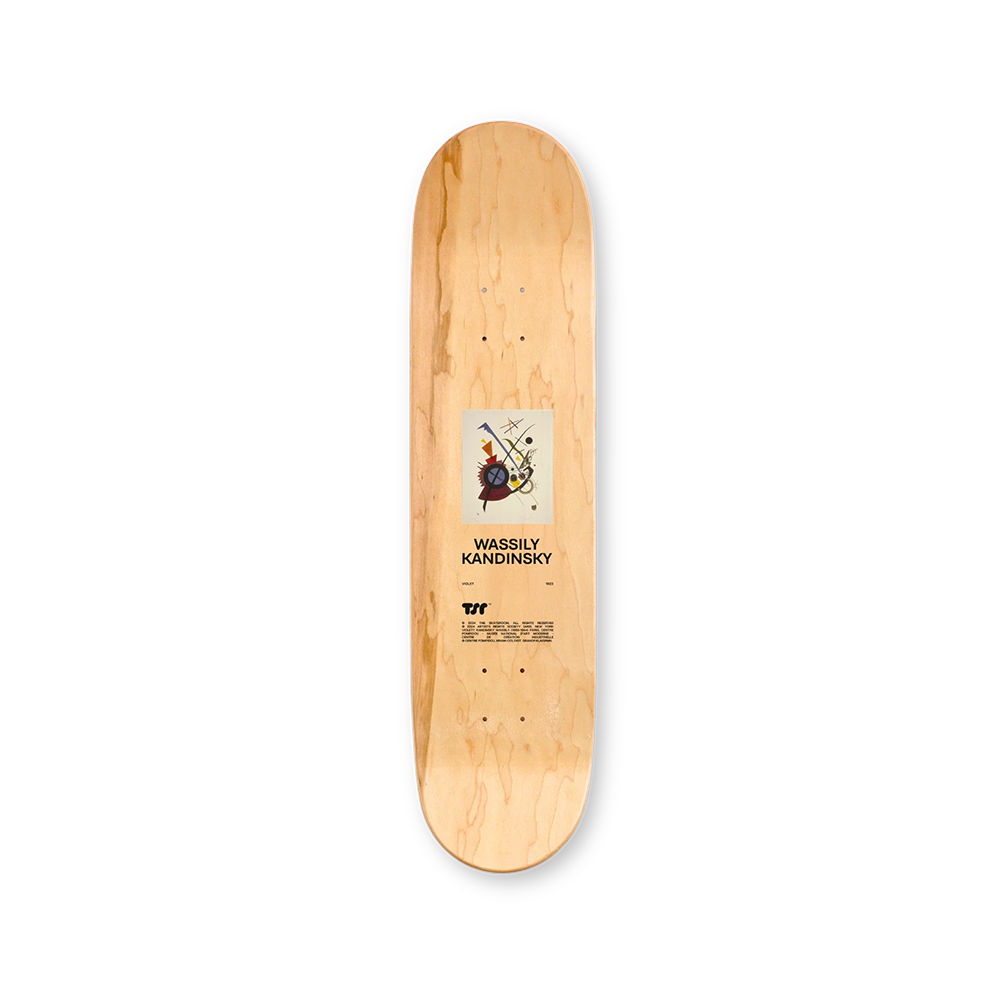Kandinsky Violet Skate Deck