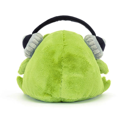 Ricky Rain Frog Plush - Headphones