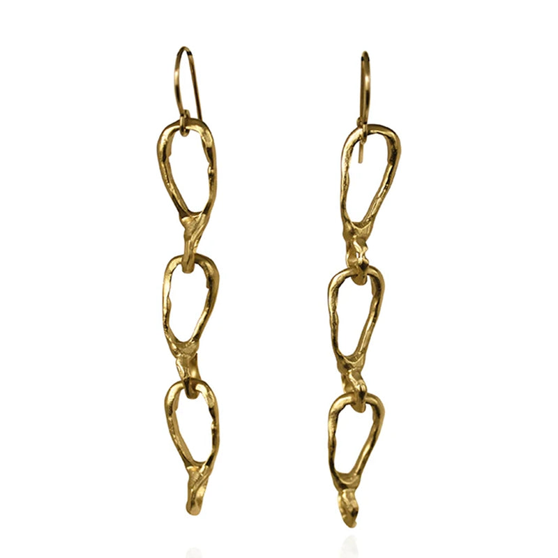 Chutes and Ladders Chain Link Earrings