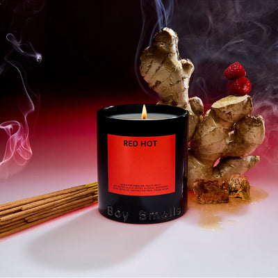 Red Hot Hero Candle