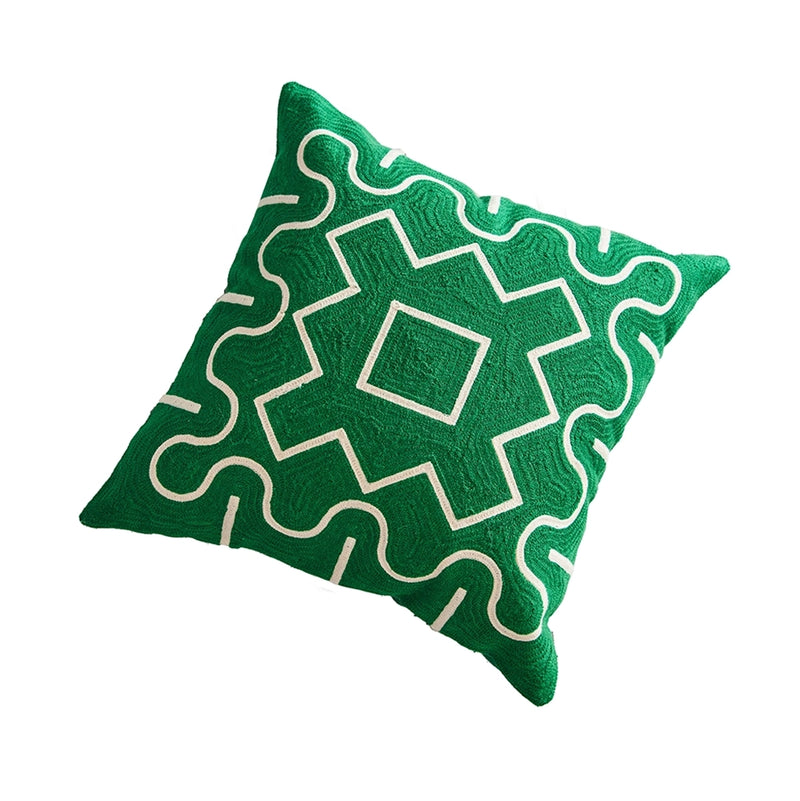 Dusen Dusen Embroidered Ricrac Pillow