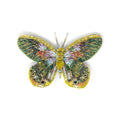Ringlet Butterfly Beaded Brooch
