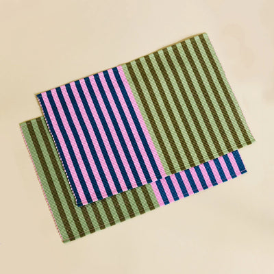 Dusen Dusen Dual Stripe Placemat Set