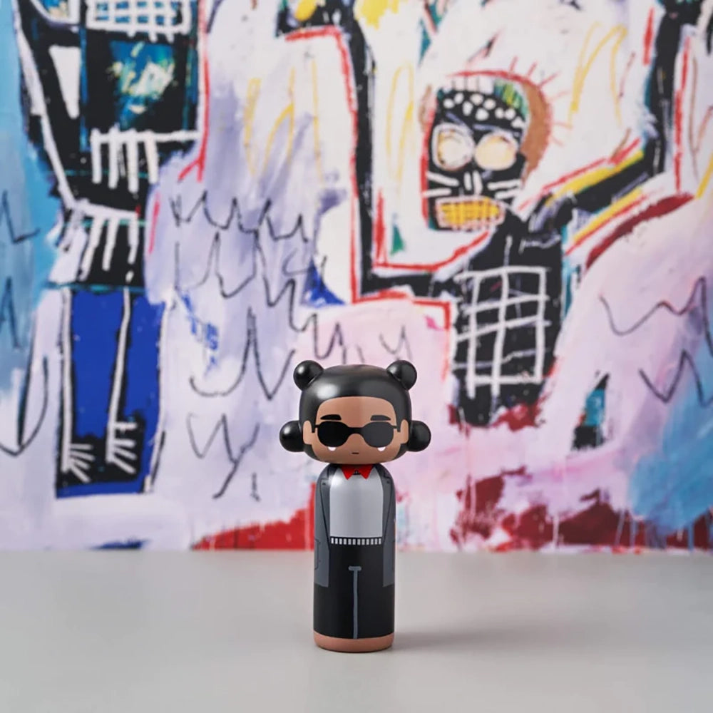 Basquiat Wood Doll