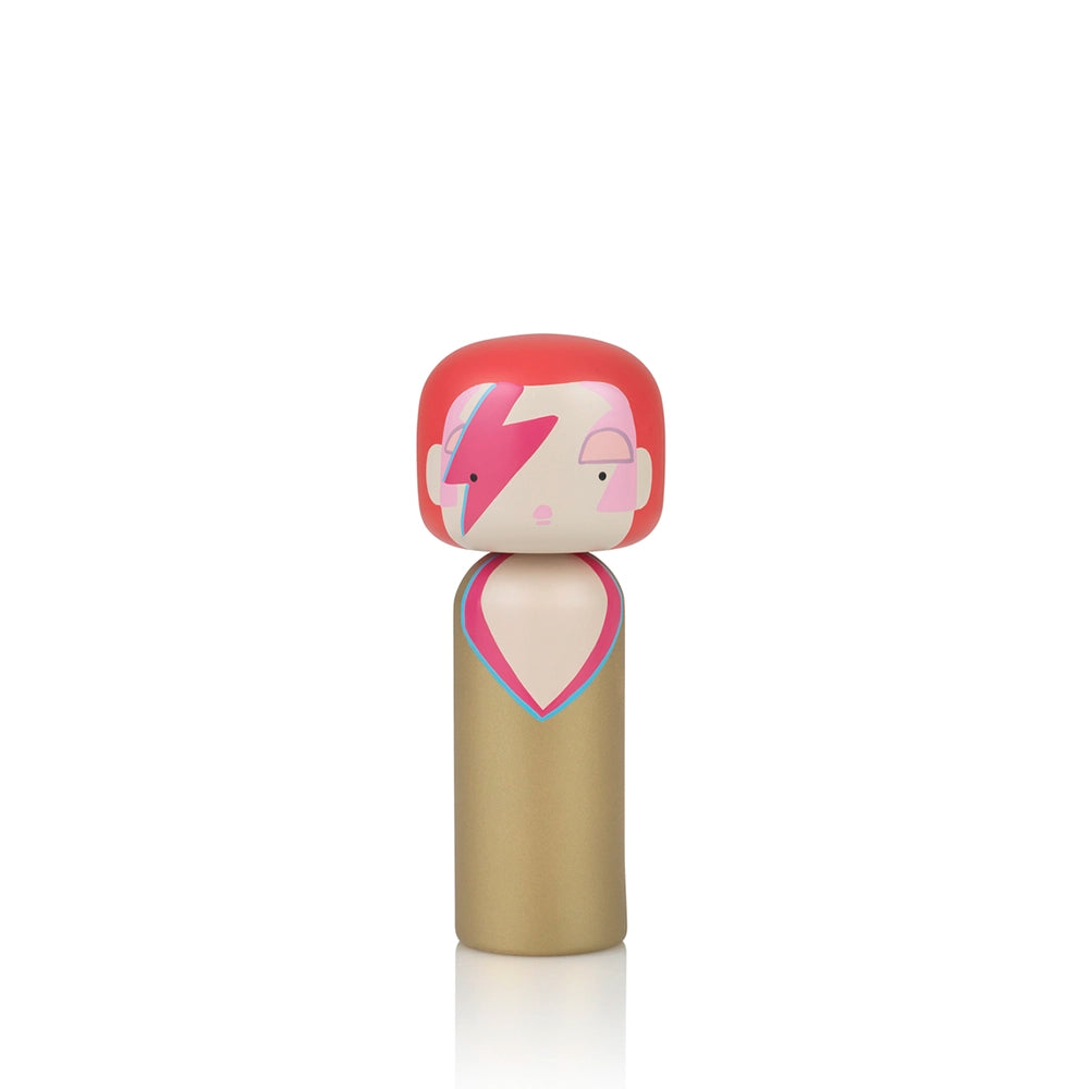 Ziggy Aladdin Sane Wood Doll