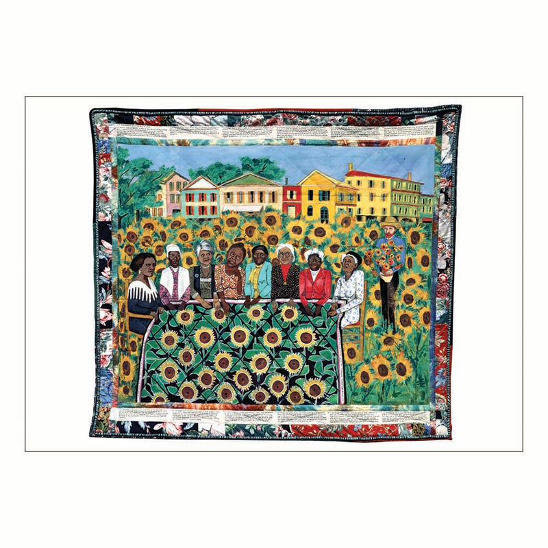 Faith Ringgold Sunflowers Quilting Bee at Arles Postcard