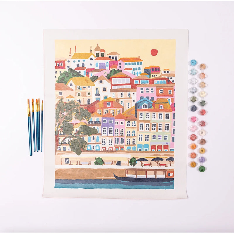 Paint by Numbers Kit - Porto by Hebe Studio