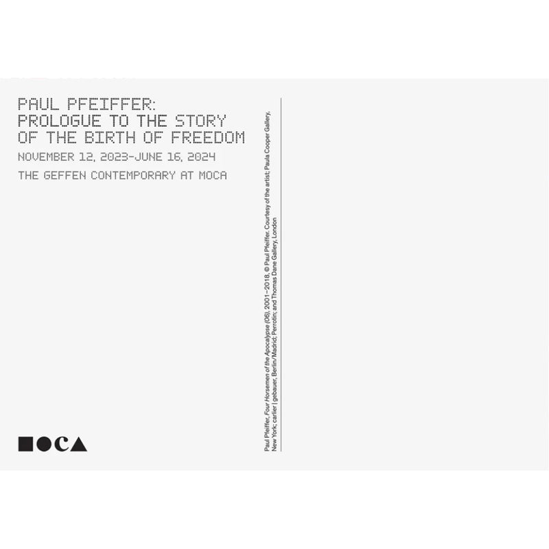 Paul Pfeiffer: Four Horsemen of the Apocalypse (06) Postcard
