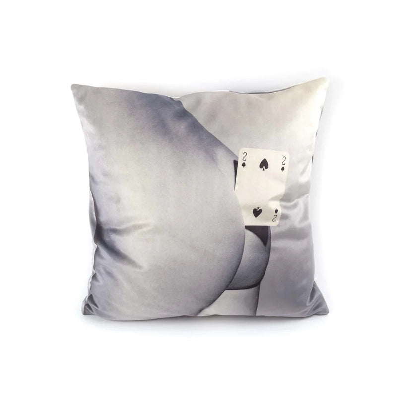 Seletti Two of Spades Pillow