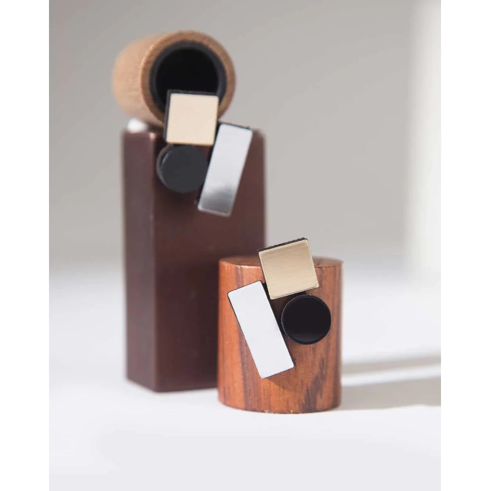 Bauhaus Small Clip-On Earrings