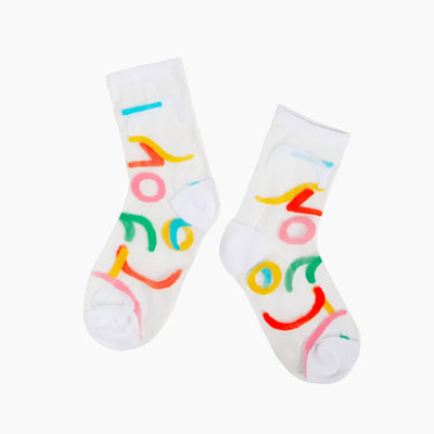 Poketo Sheer Socks - Outline