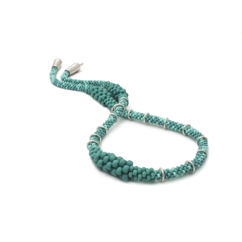 Short Woven Beads Necklace
