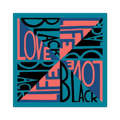 Faith Ringgold Love Black Life Sticker